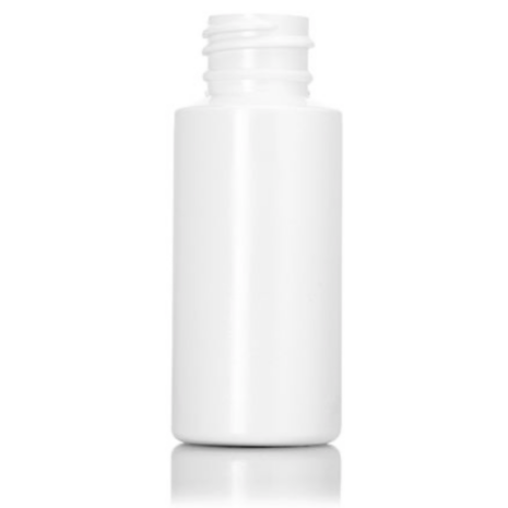 white HDPE plastic cylinder