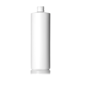 white HDPE plastic cylinder