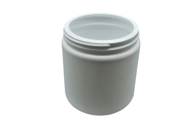 WHITE 16oz HDPE Plastic Jar 89/400 - Liquid Bottles LLC