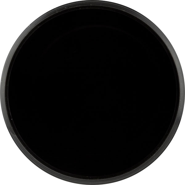 1 Quart (32 oz.) Black HDPE Plastic Pry-off Container L412