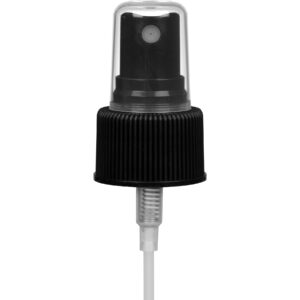 Black mist Sprayer uno with 6-7/8" dip Tube, 24mm 24-410
