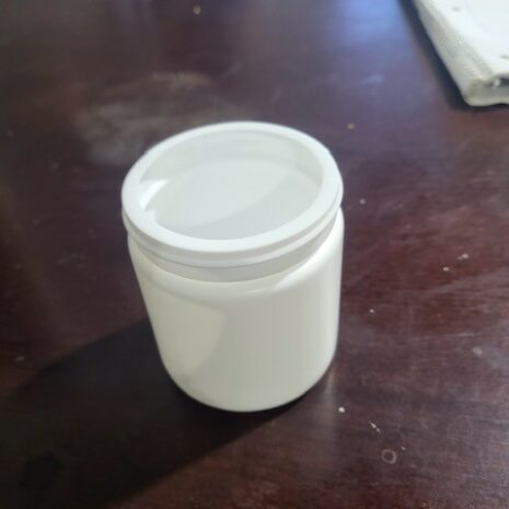 8 oz white hdpe